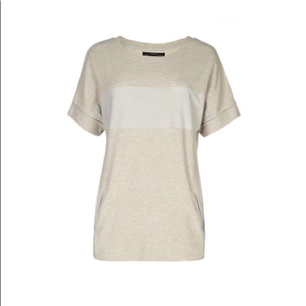 ALLSAINTS Diego Tee Cream/Wheat Colour